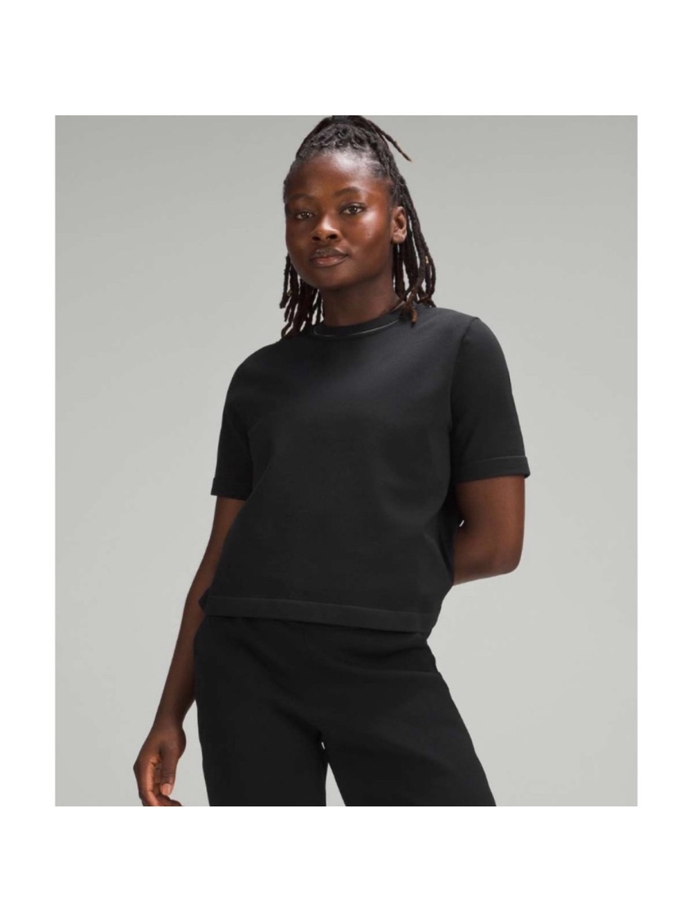 Lululemon boxy knit T-shirt